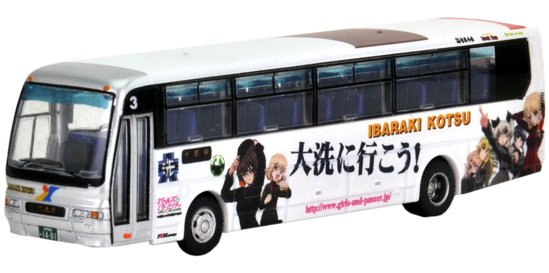 Tomytec National Bus Collection Nr. 3 – Ibaraki Kotsu Girls Panzer Edition