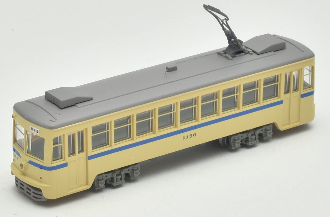 Tomytec Railway Collection Yokohama Streetcar Type 1150 No. 1156 Blue Belt Japan Diorama 315667