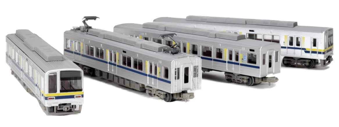 Tomytec 4-Wagen-Set der Tobu-Eisenbahnserie 20440 – Modelleisenbahn-Sammelmodell