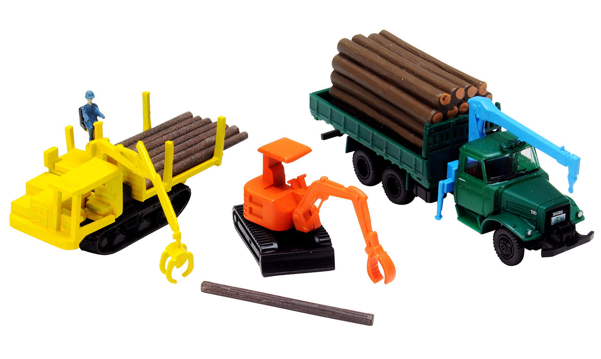 Tomytec Truck Collection - Log Transport Set Limited Edition Diorama Supplies