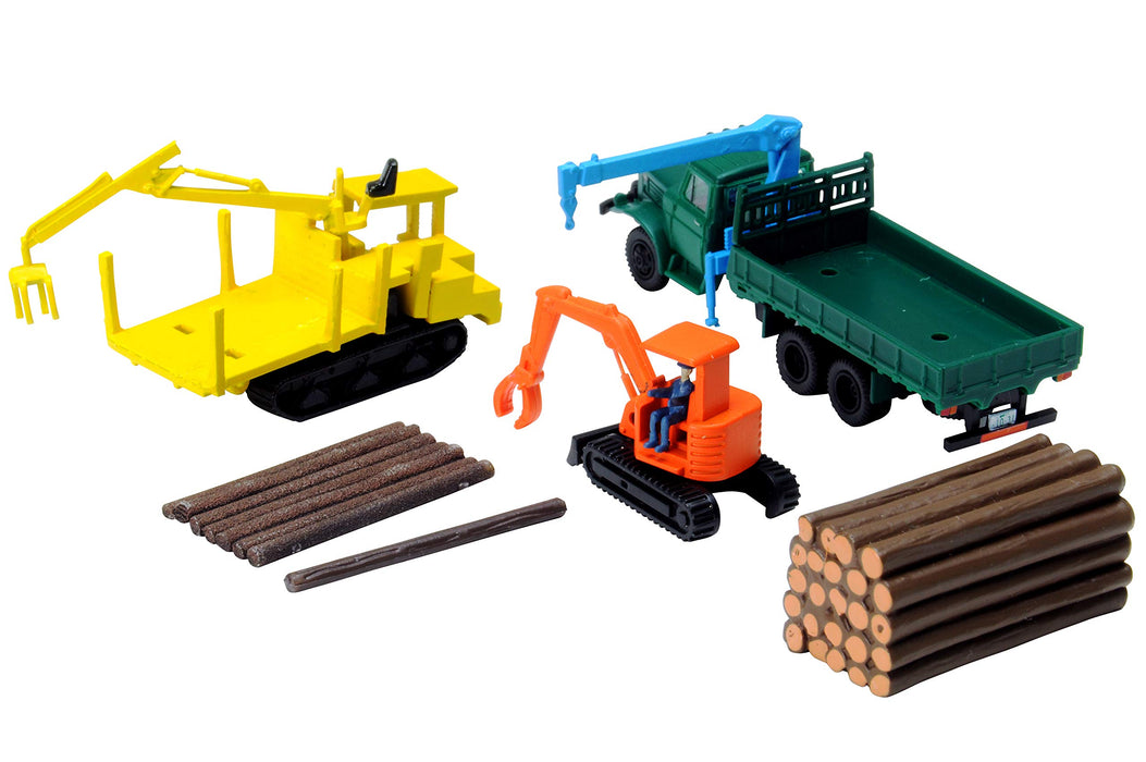 Tomytec Truck Collection – Holztransport-Set, limitierte Auflage, Diorama-Zubehör