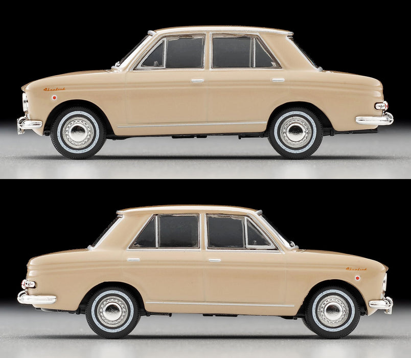 Tomytec Deluxe Tomica Vintage Datsun Bluebird 1200 1/64 Scale 1963 Beige Model