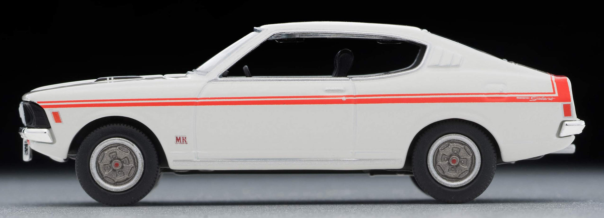 Tomytec Mitsubishi Colt Galant GTO MR 1971, Maßstab 1/64, weißes Modell – Vintage Neo Series