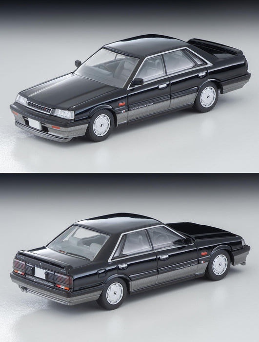 Tomytec Schwarz/Silber 1987 Nissan Skyline HT GTS 1/64 Vintage Neo Ltd Modell