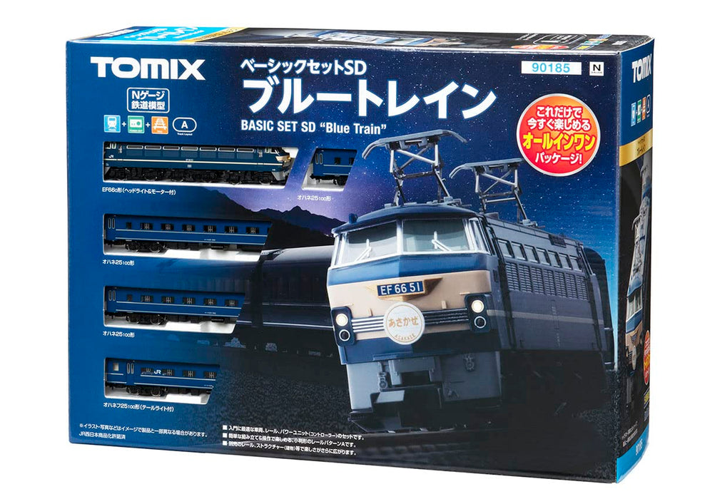 Tomytec Tomix N 90185 - Basisset SD-Blauer Zug