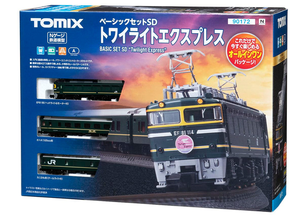 Tomytec Tomix N 90172 Ensemble de base Sd Twilight Express Modèle ferroviaire