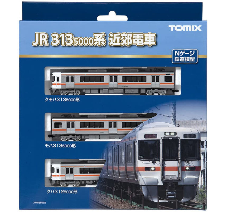 Tomytec Tomix N Gauge Jr 313 5000 Series Basic Silver Railway Model Train Set