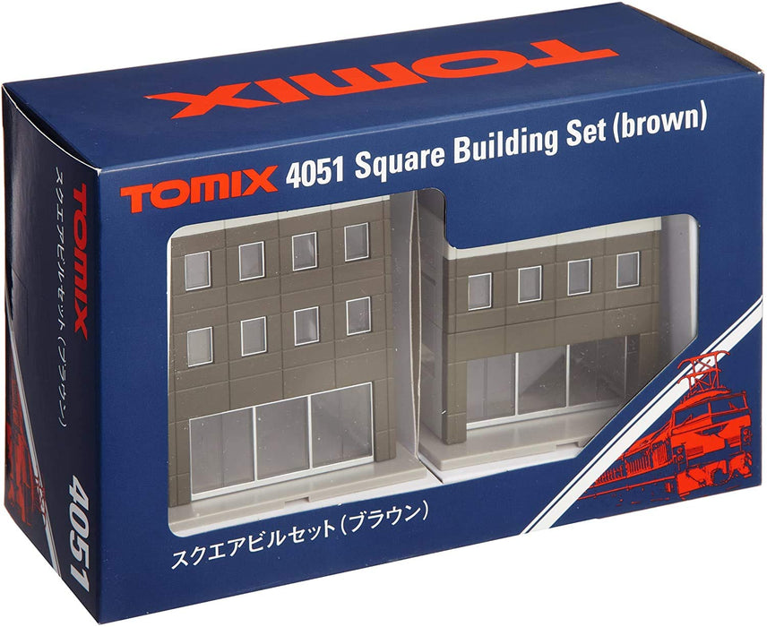 Tomytec Tomix N Gauge Brown Square Building Set 4051 Railway Model
