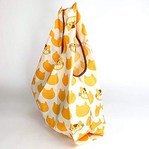Totoro Marushin Cat Bus Eco Bag w/ Storage Bag Yellow
