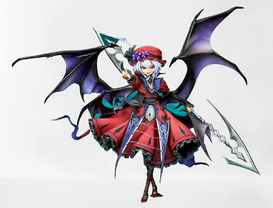 Quesq Touhou Remilia Scarlet Crimson Castle Legend 1/8 Figur Extra Farbe Blutmond