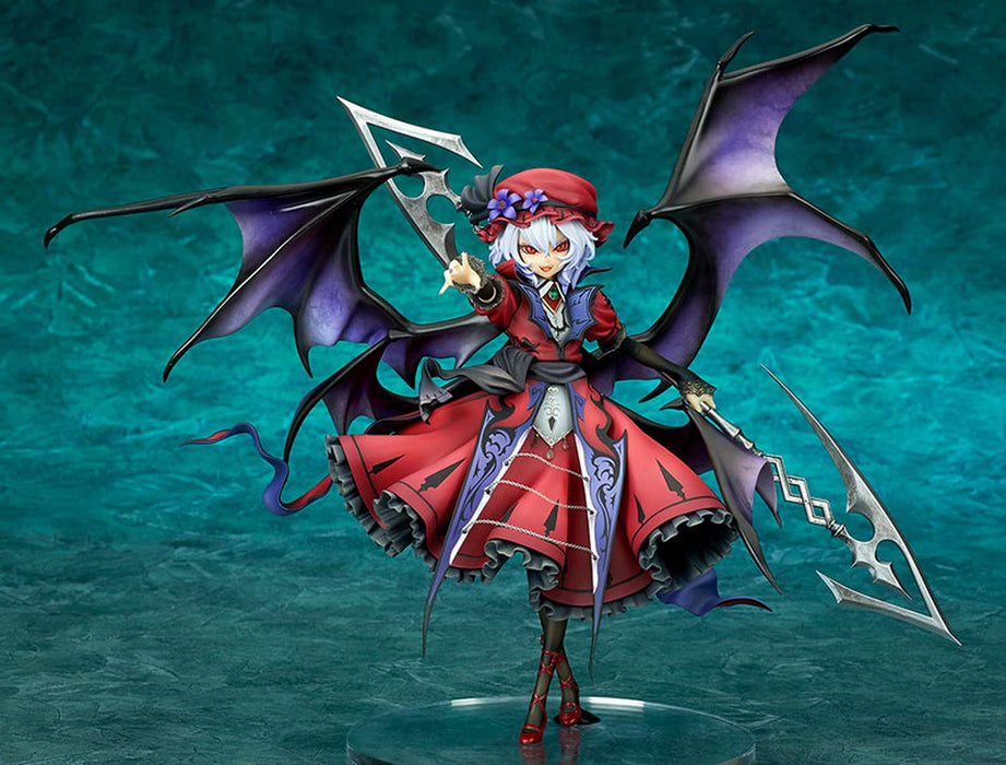 Quesq Touhou Remilia Scarlet Crimson Castle Legend 1/8 Figur Extra Farbe Blutmond