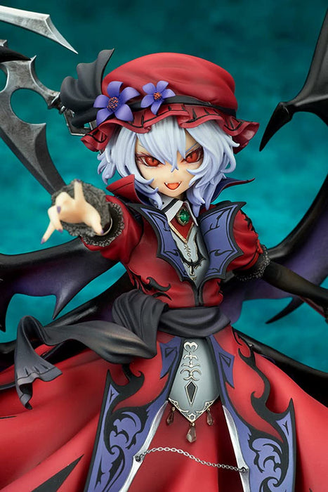 Quesq Touhou Remilia Scarlet Crimson Castle Legend 1/8 Figur Extra Farbe Blutmond