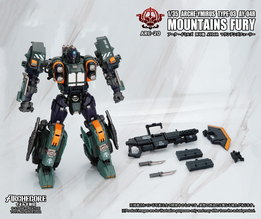 Toys Alliance Arc 20  Ark Imils  Unit 4 Ay 04R Mountains Fury 1/35 Scale Pvc Abs Alloy Painted Action Figure