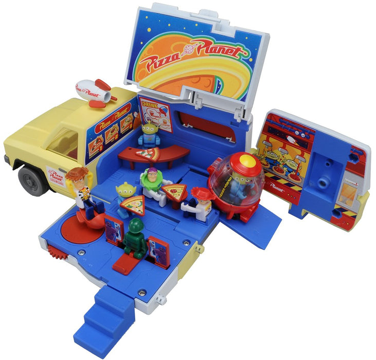 Takara Tomy Tomica Toy Story Pizza Planet Truck Japanese Toy Story Models Plastic Trucks