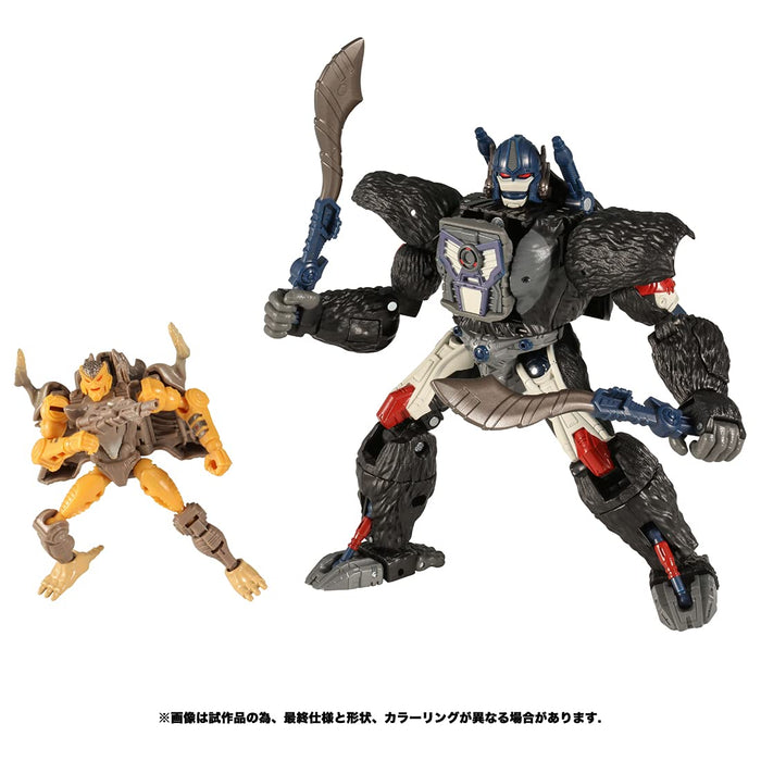 Takara Tomy Transformers War For Cybertron Wfc-19 Optimus Primal Japan W/ Rat Trap