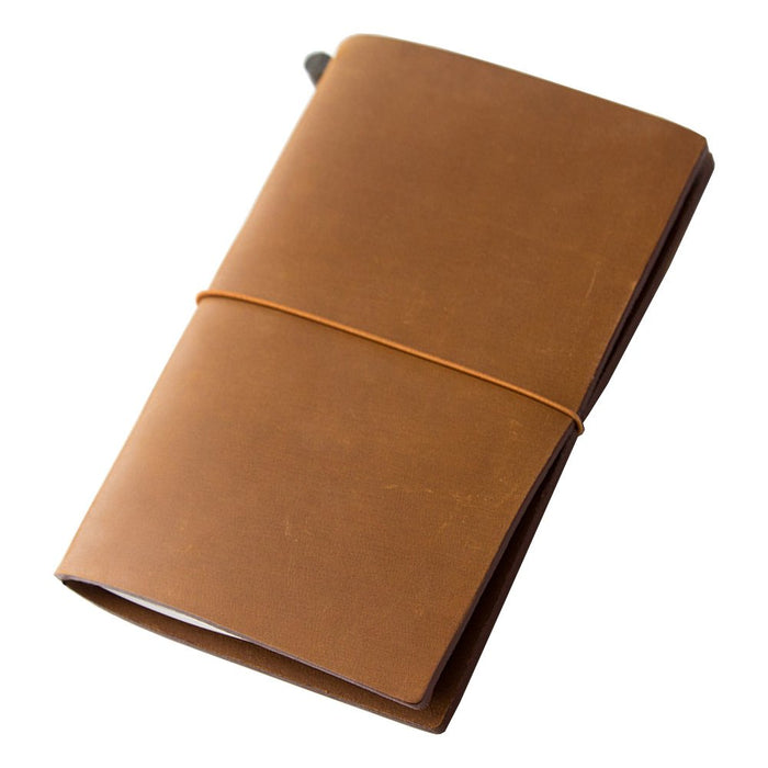 MIDORI Traveler's Notebook Starter Kit Camel Normale Größe -