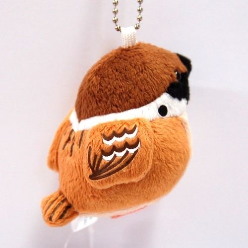 Tst Advance Chitamakko Sparrow Keychain Japanese Stuffed Animal Keychains