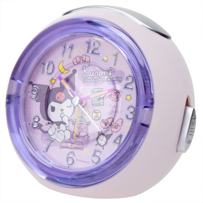 Tsujiseru Alarm Clock Purple Sanrio Kuromi Analog Led Clock Melody Alarm 2925770