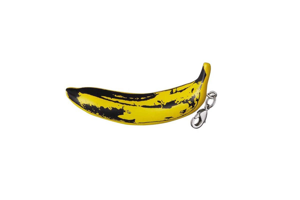 MEDICOM Udf-119 Ultra Detail Figure Andy Warhol Banana Keychain Yellow