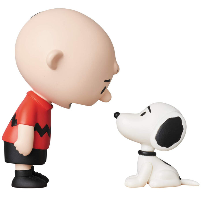 Medicom Toy UDF No.453 Charlie Brown & Snoopy 50's 94/45mm Painted Figure