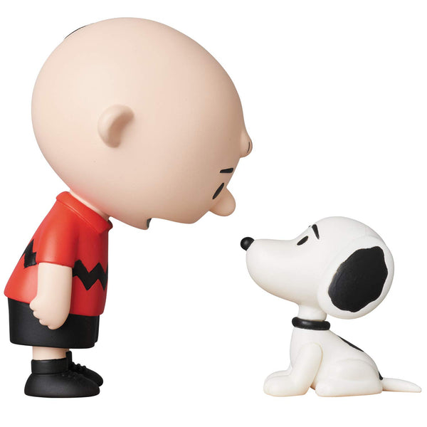 Medicom Toy UDF No.453 Charlie Brown u0026 Snoopy 50's 94/45mm Painted Figure
