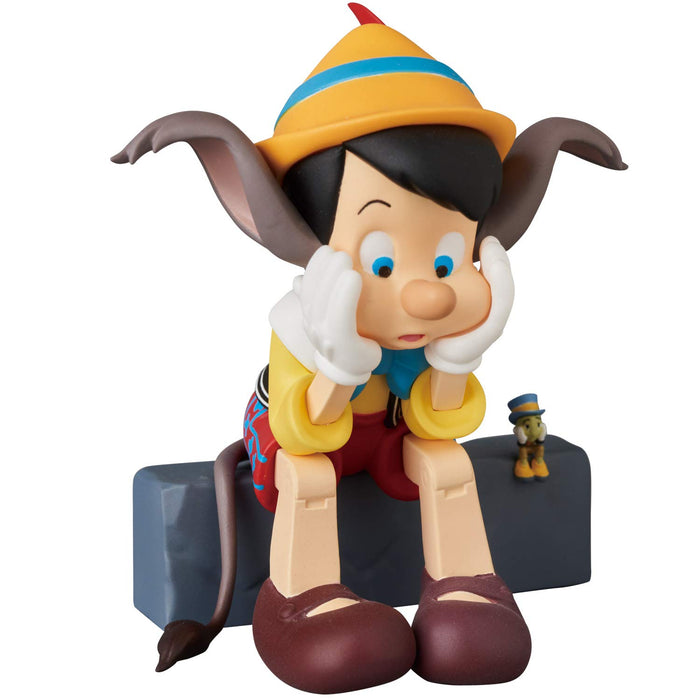 MEDICOM Udf-464 Figurine ultra détaillée Disney Pinocchio avec oreilles d'âne Ver.