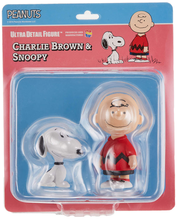 MEDICOM Udf-489 Ultra Detail Figure Peanuts Series 10 Charlie Brown & Snoopy