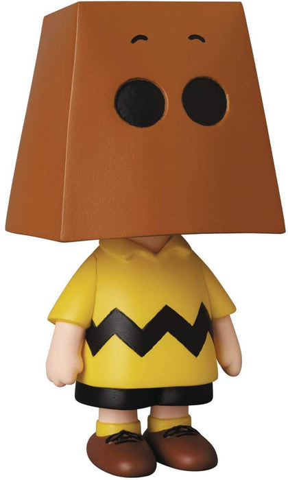 Udf Ultra Detail Figure No.490 Peanuts Series 10 Charlie Brown Grocery Bag Version Height Approx 95Mm Painted Complete Figure