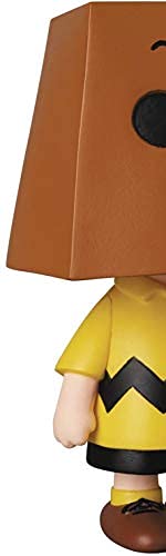 Udf Ultra Detail Figure No.490 Peanuts Series 10 Charlie Brown Grocery Bag Version Hauteur Environ 95Mm Peint Figure Complète