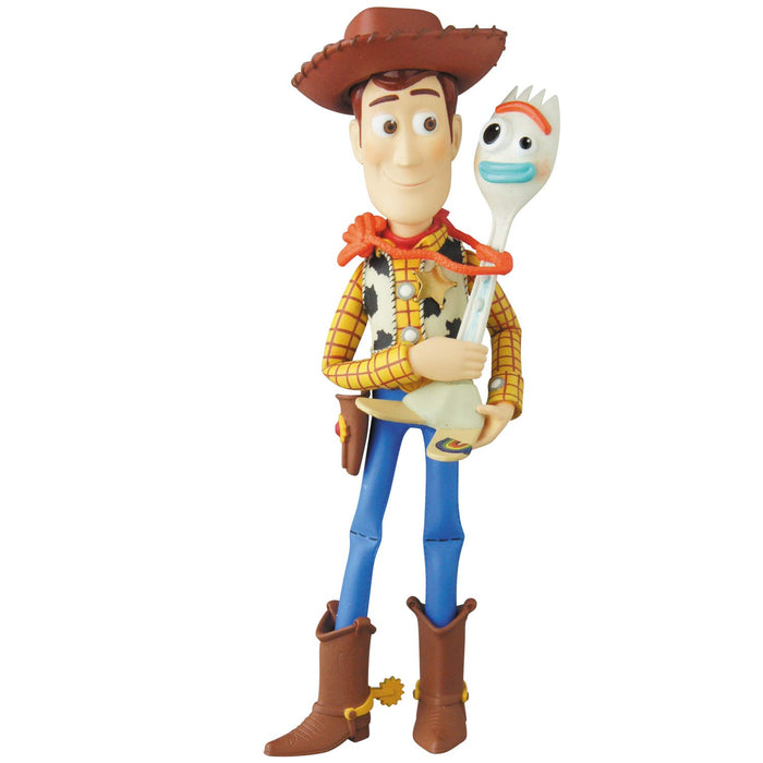 Udf Ultra Detail Figur Nr. 500 Toy Story 4 Woody Forky Höhe ca. 120 mm Bemalte komplette Figur