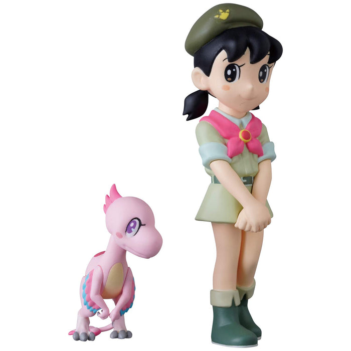 MEDICOM Udf Shizuka &amp; Myu Figure Doraemon : le nouveau dinosaure de Nobita