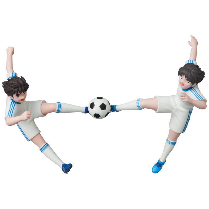 Figurine Ultra détaillée n°709 Captain Tsubasa série 2 Tsubasa Ozora et Tarou Misaki Twin Shoot MEDICOM TOY