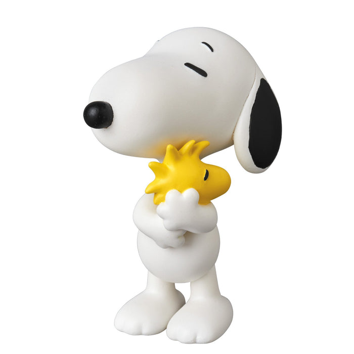 Udf (Ultra Detail Figure) Peanuts Series 7 Snoopy Holding Woodstock Produit fini peint en PVC sans échelle