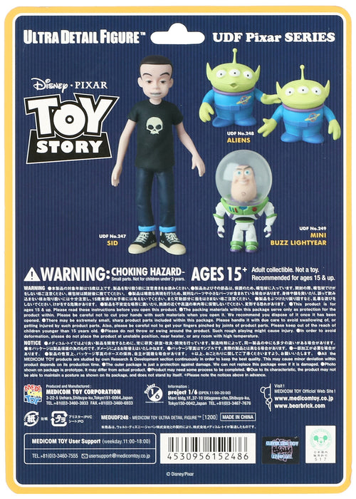 MEDICOM Udf-248 Figurine Ultra Détaillée Pixar Toy Story Aliens 2 Set