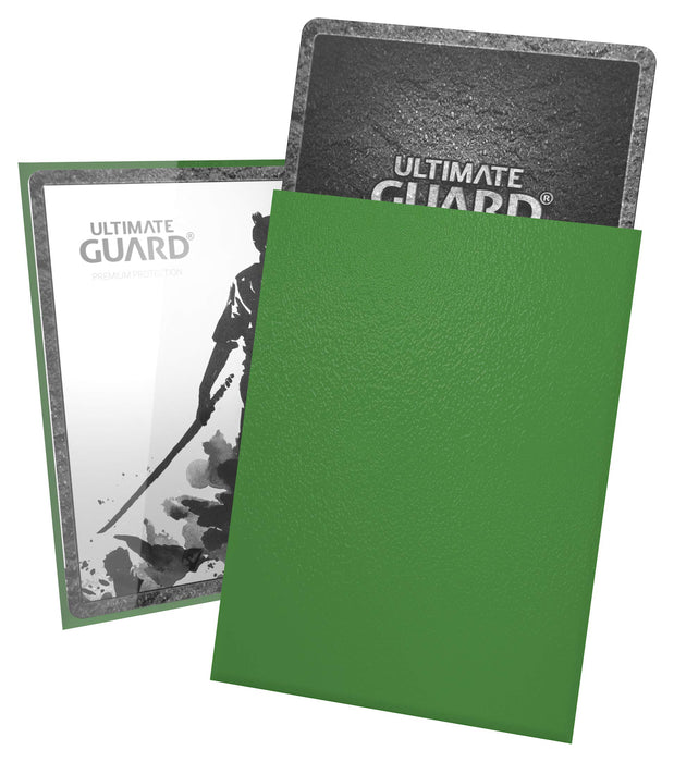 Ultimate Guard Katana Sleeves Standard Size Green X 100 Set
