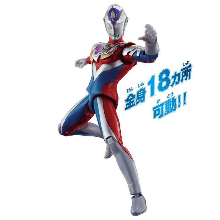Bandai Ultra Actionfigur Ultraman Decker Flash Type Ultraman Figur Charakterspielzeug