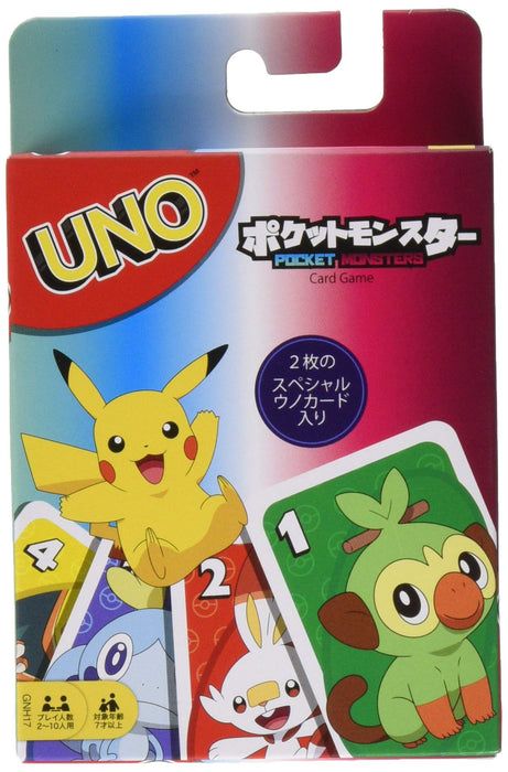 Mattel Uno Pokemon Special Rule Card Gnh17 Japanese Uno Games Card Games
