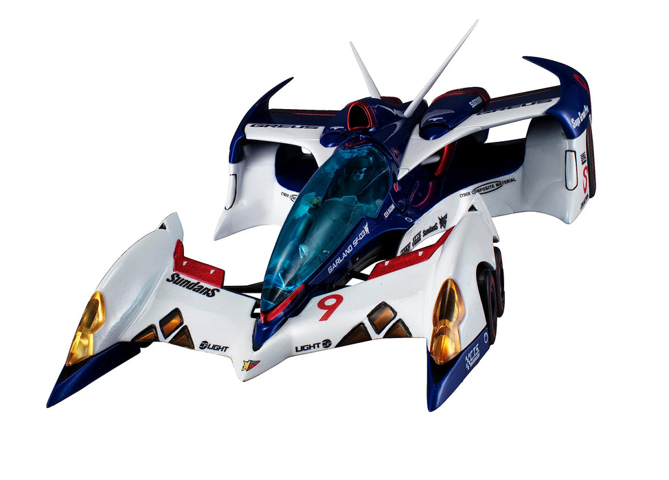 Megahouse Japan Action Variable Future Gpx Cyber ​​Formula Saga Garland Sf-03 Livery Edition 180 mm ABS moulé sous pression peint figurine