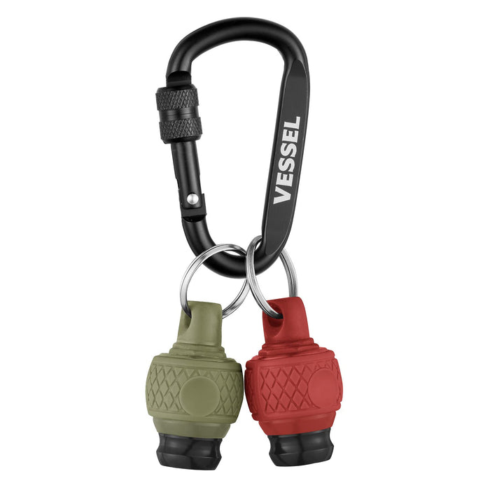 Vessel QB-22K2DGR Ball Grip Quick Catcher Set (Dal Vert/Dal Rouge) 2 pièces