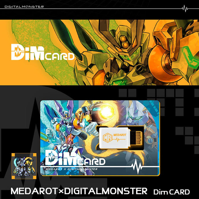 Bandai Vital Breath Dim Card Medabots x Digital Monster Japonais Dim Cards