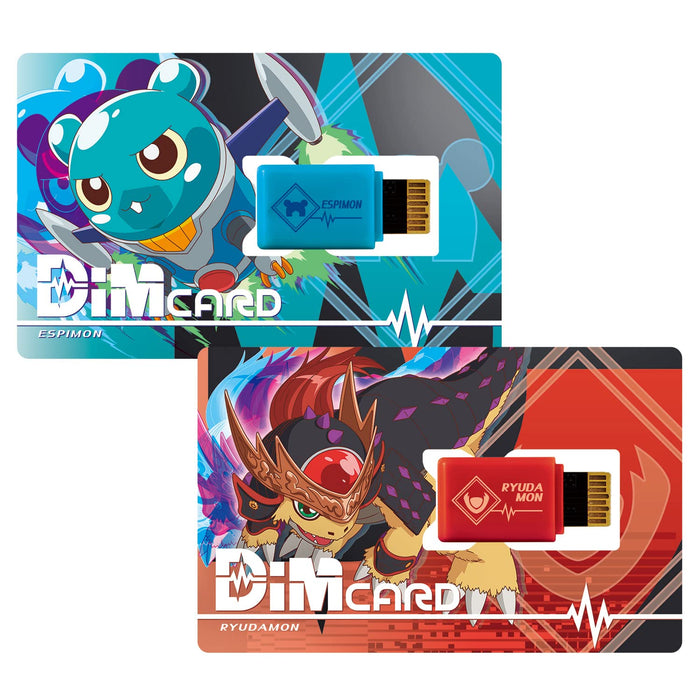 Bandai Vital Breath Dim Card V3 Espimon & Ryudamon Japanese Dim Cards Set
