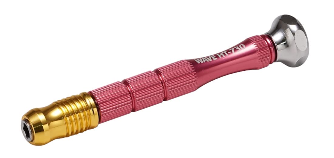 Wave Hobby Tool Series Hg One Touch Pin Vise (Einzelstück) Kunststoff-Modellwerkzeug Ht-730 Rot