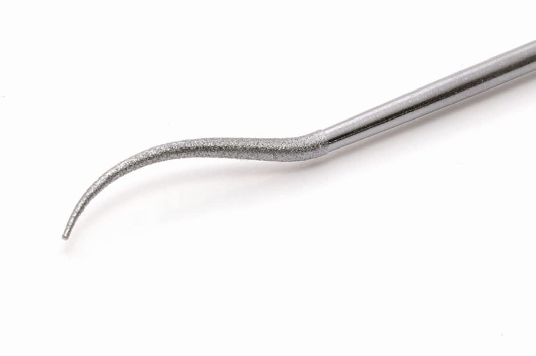 WAVE Special Shaped Diamond File  Round, Curved End
