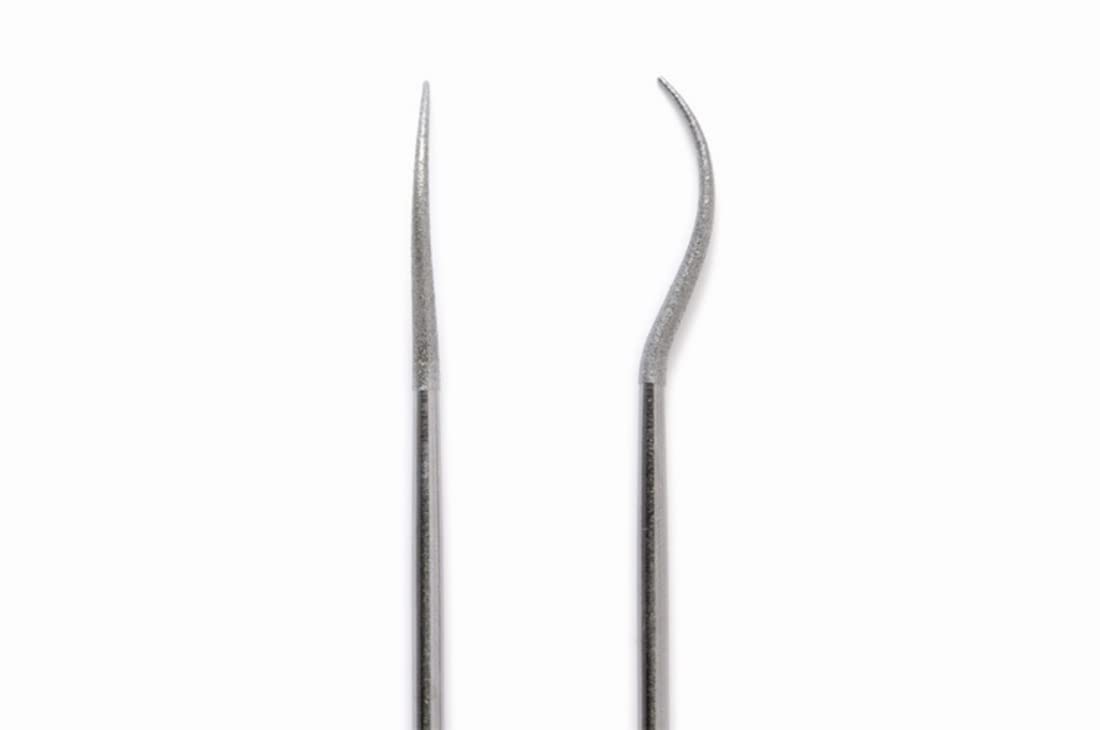 WAVE Special Shaped Diamond File Round, Curved End- Japan Figure Store - #1 Bring To You The Best Japanese Goods