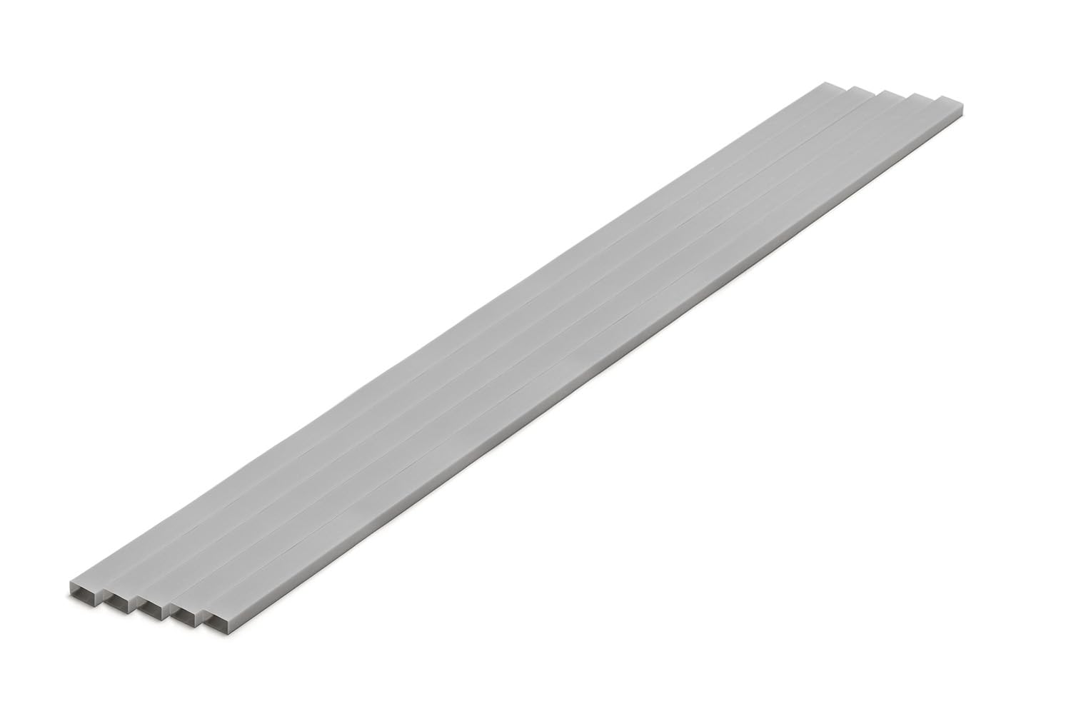 Wave OM-442 Plastic Gray Rectangular Pipe 4x8mm 5pcs- Japan Figure Store - #1 Bring To You The Best Japanese Goods