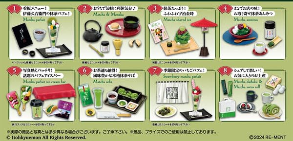 Kyoto Uji Tea Ito Kyuemon 8pc Box by Re-Ment