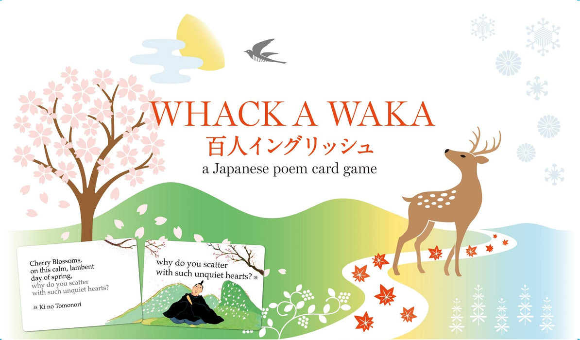 KAWADA Whack A Waka Ein japanisches Gedicht-Kartenspiel