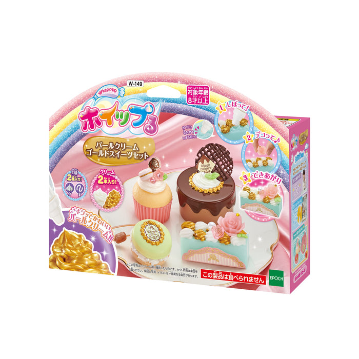 Epoch Whipple Pearl Cream Gold Süßigkeiten-Konditor-Spielzeugset für Kinder ab 8 Jahren, W-149, St Mark-zertifiziert