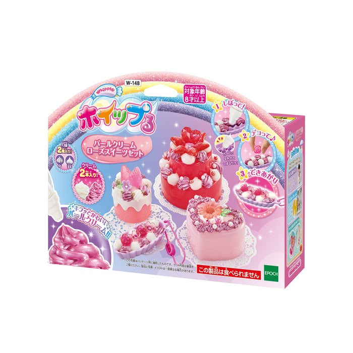 Whipple Pearl Cream Rose Sweets Set W-148 St Mark Cert Ages 8+ Toy Decor Chef Making Toy Epoch