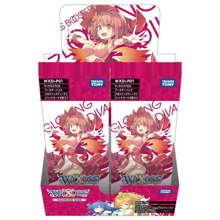 Takara Tomy Wixoss Tcg Wxdi-P01 Booster Pack Glowing Diva Box Japanese Card Boxes